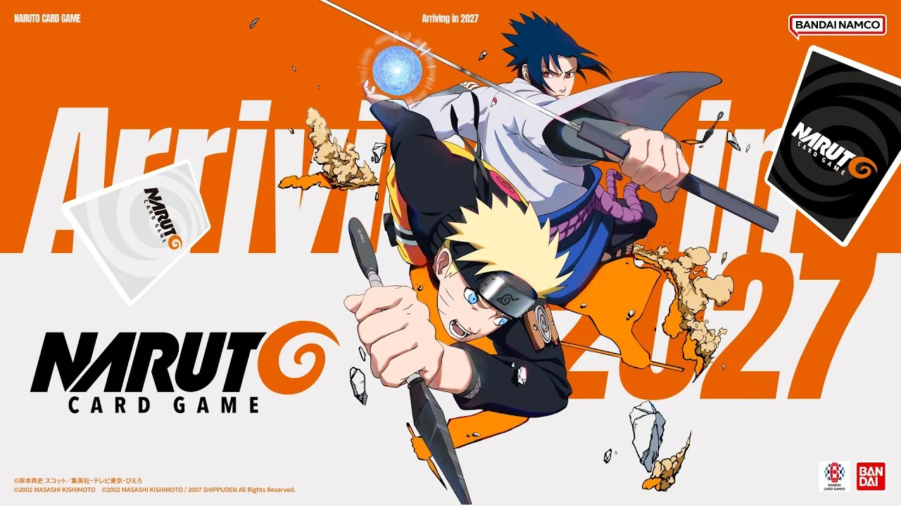 Naruto Card Game é anunciado pela Bandai e chega ao mercado mundial em 2027