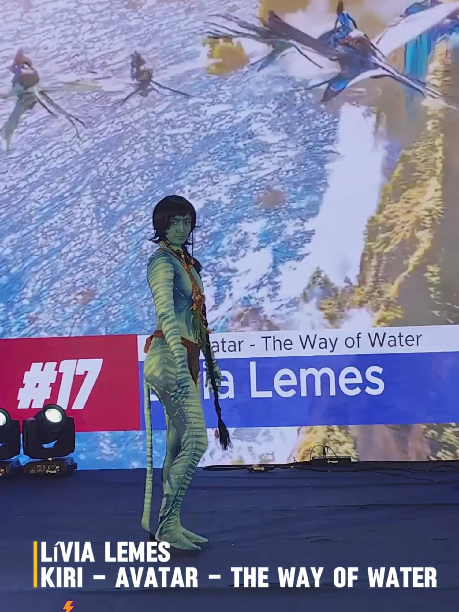 Desfile Cosplay Lívia Lemes  Kiri – Avatar - The Way of Water