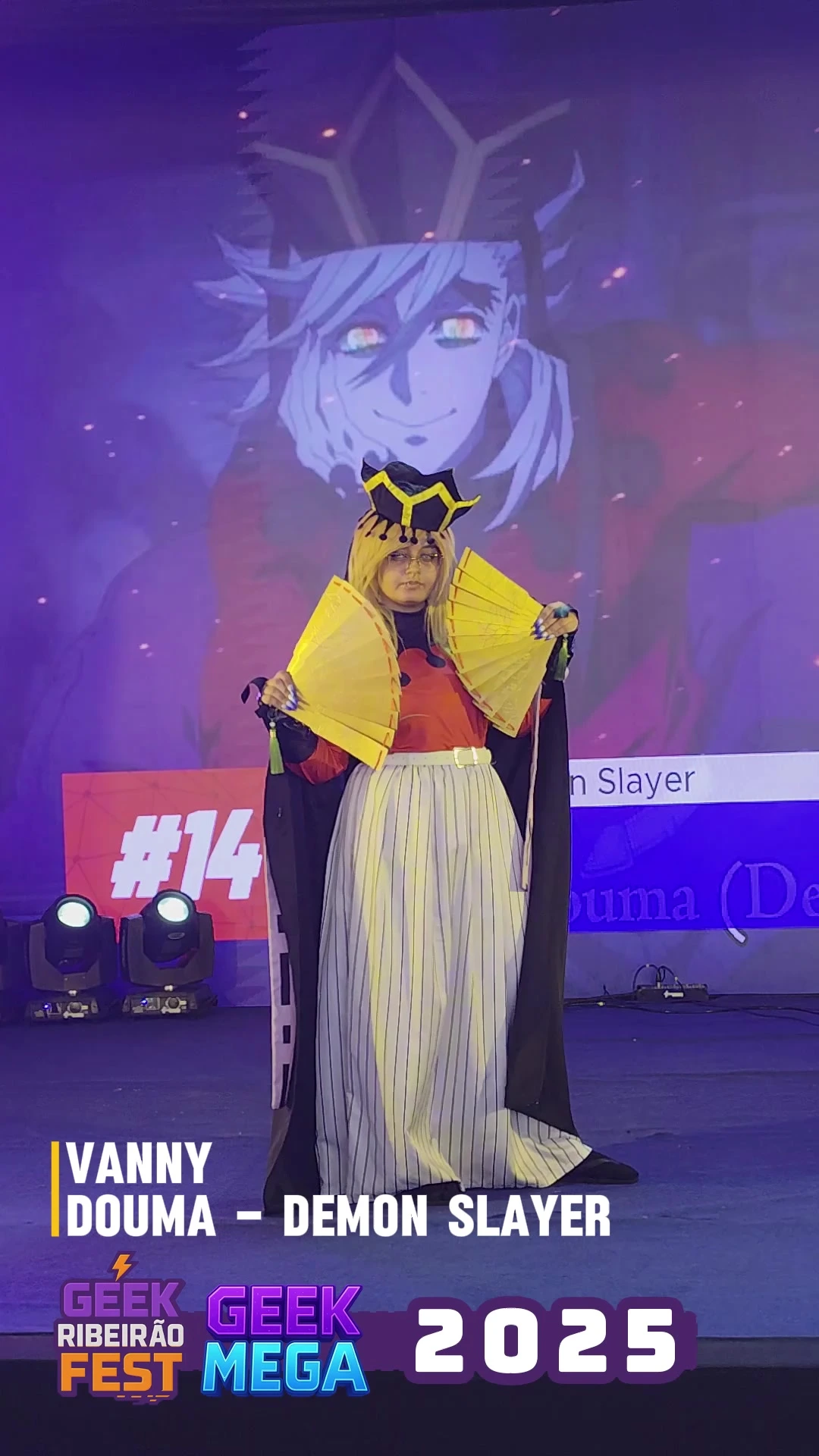 Desfile Cosplay Vanny  Douma – Demon Slayer