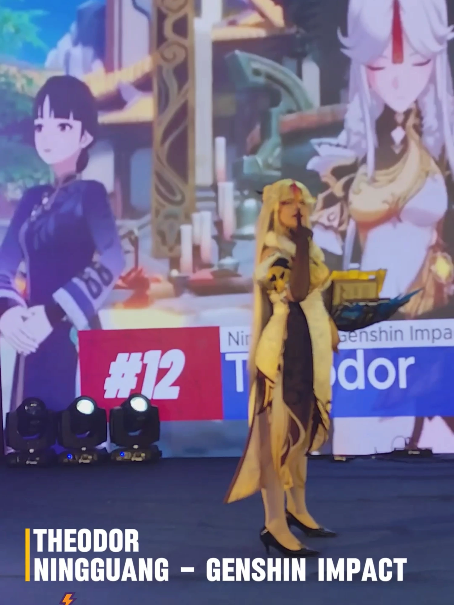 Desfile Cosplay Geek Ribeirão Preto Theodor  Ningguang – Genshin Impact