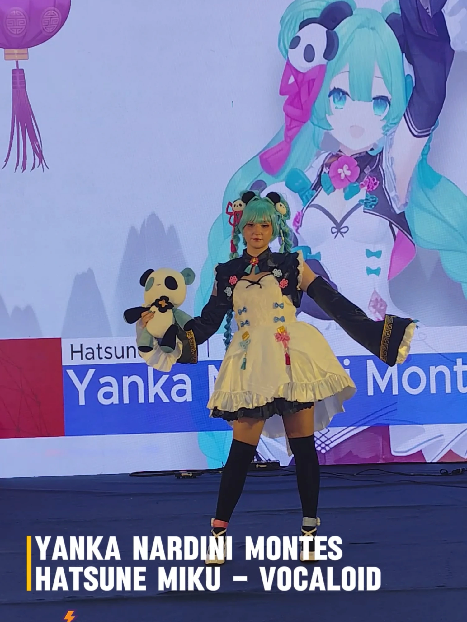 Desfile Cosplay Geek Ribeirão Fest 2026 Yanka Nardini Montes @kakau_kat Hatsune Miku – Vocaloid