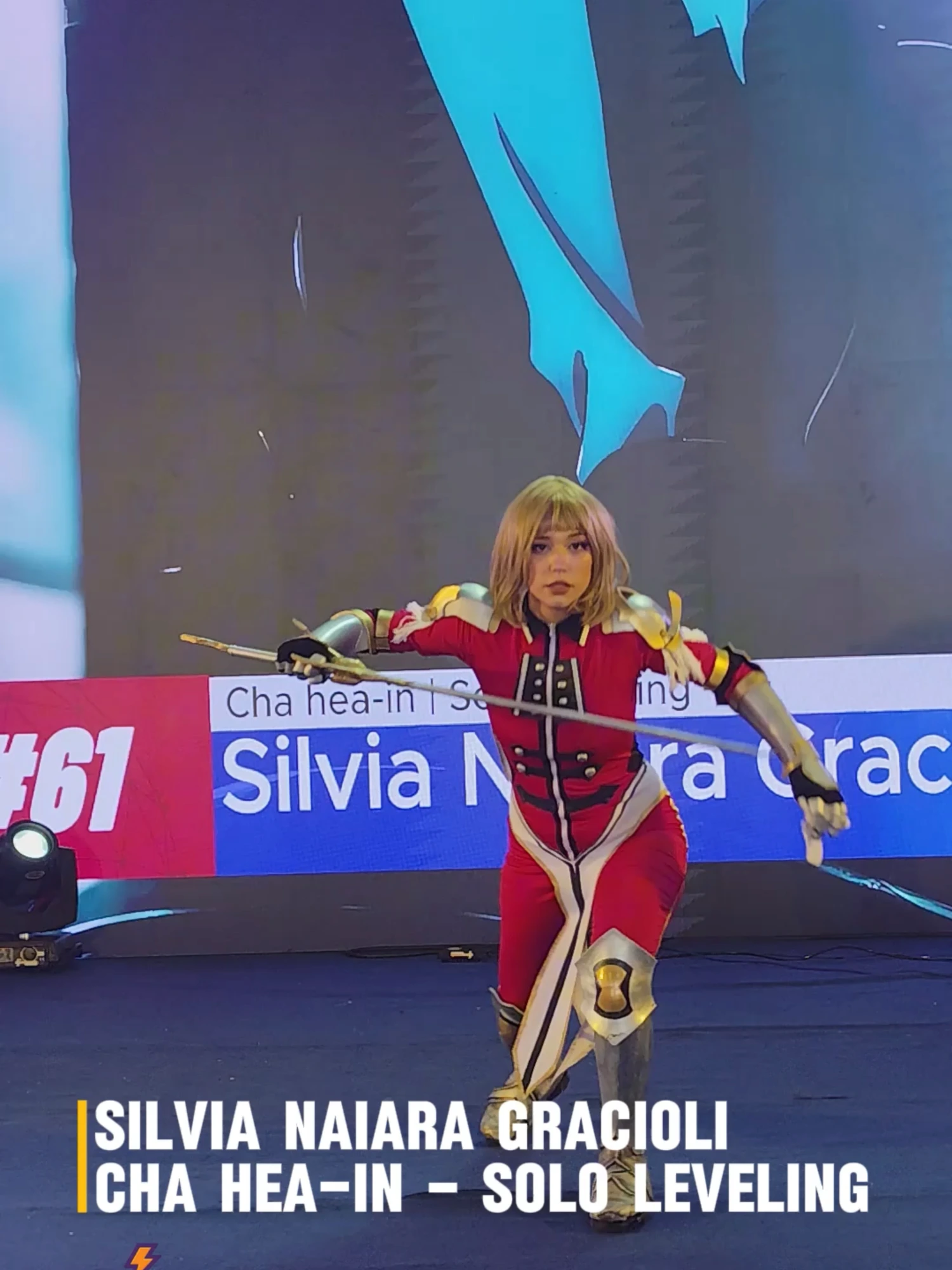 Desfile Cosplay Silvia Naiara Gracioli @silviagraciolli Cha hea-in – Solo Leveling