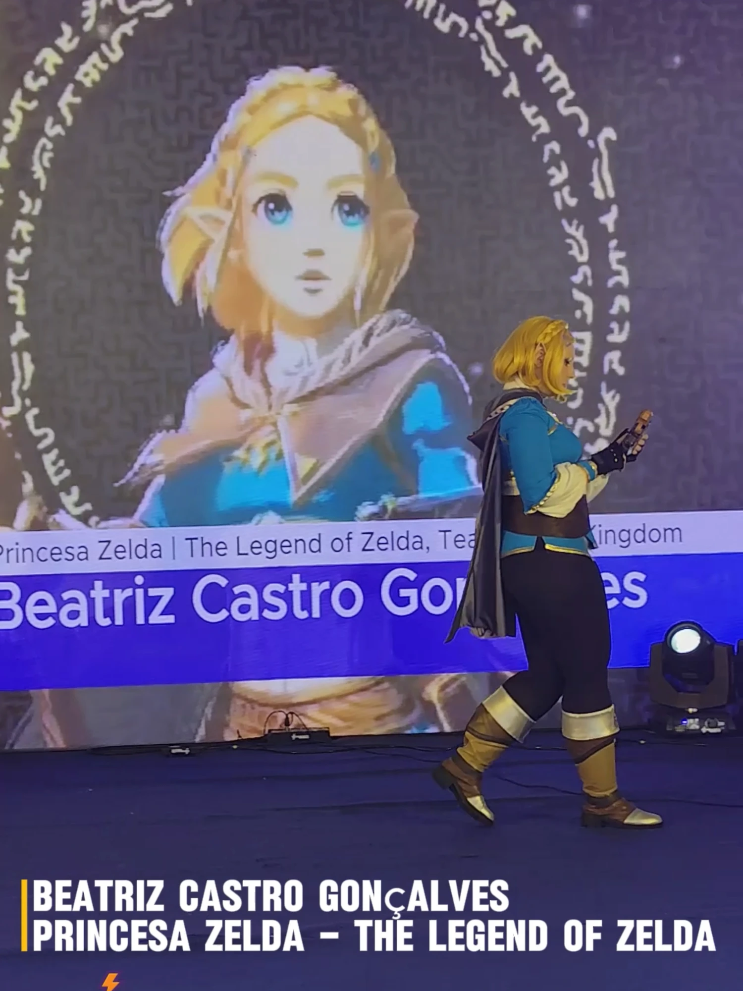 Desfile Cosplay Beatriz Castro Gonçalves  Princesa Zelda – The Legend of Zelda, Tears of the Kingdom
